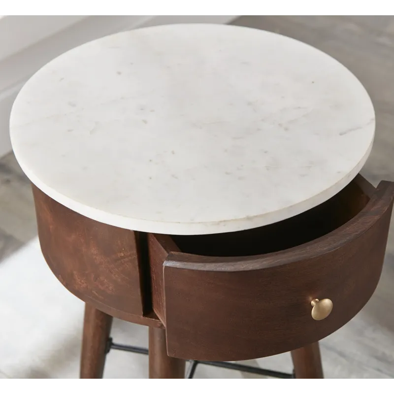 Bangalore White Marbletop Round