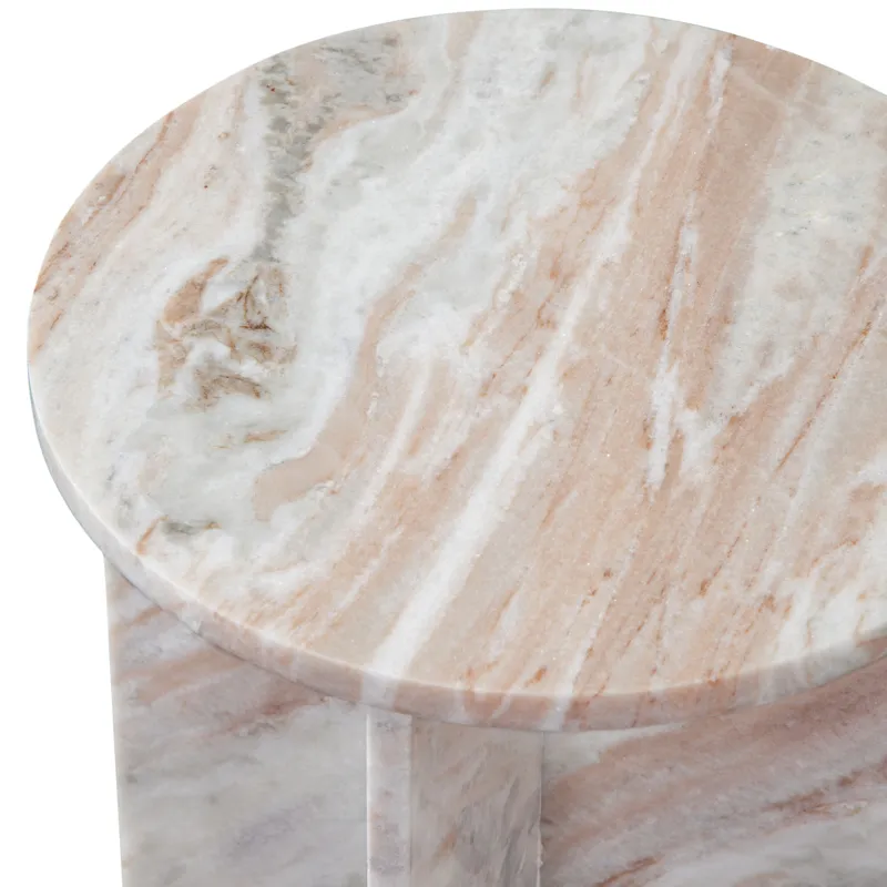 Niki Toronto Brown Marble End Table