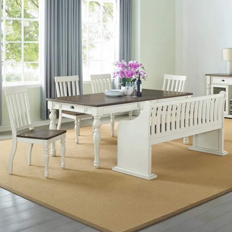 Joanna Two Tone 6-Piece Dining Set