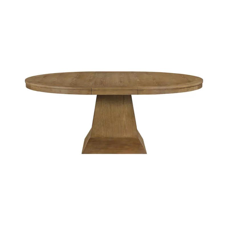 Vaughn 60-96″ Driftwood Table With 2-18″ Leaves