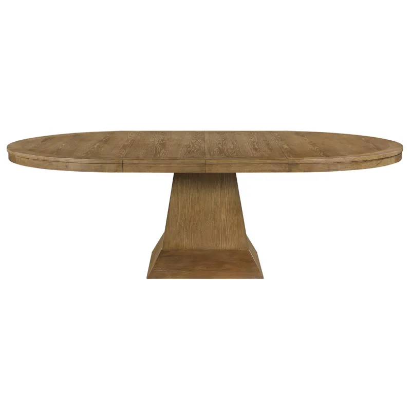 Vaughn 60-96″ Driftwood Table With 2-18″ Leaves