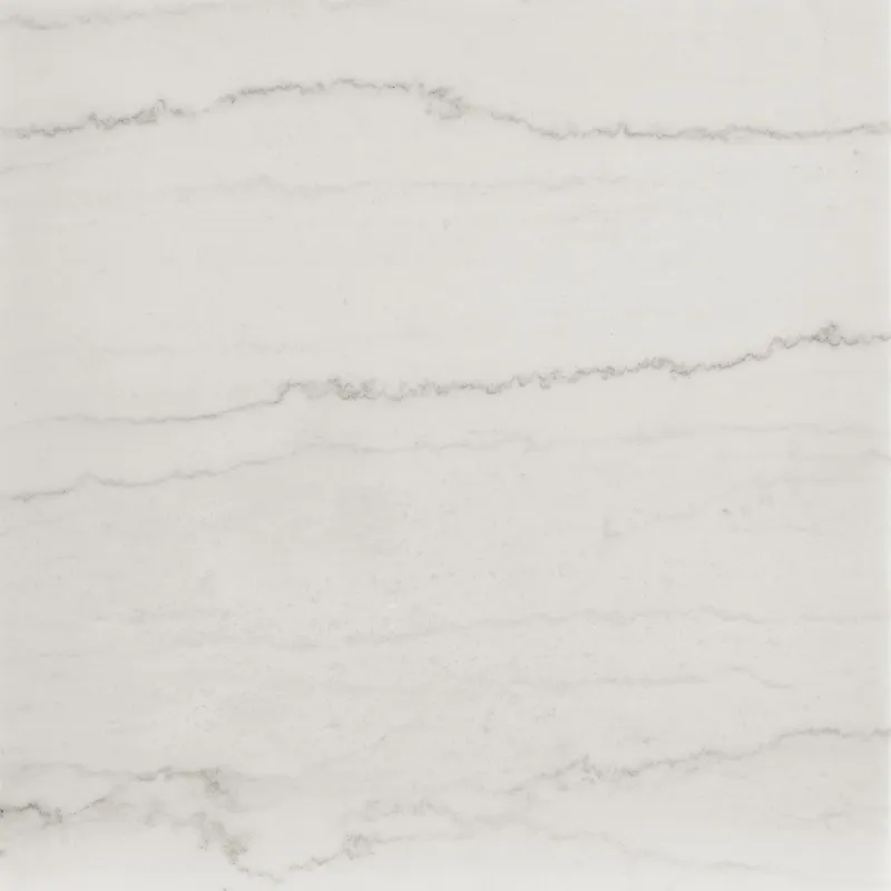 Calla White Marble Top Square End Table