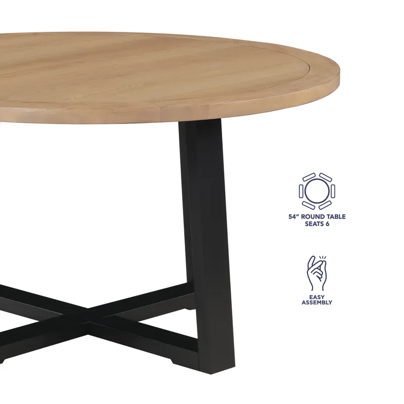 Magnolia 54-Inch Round 7-Piece Dining Set