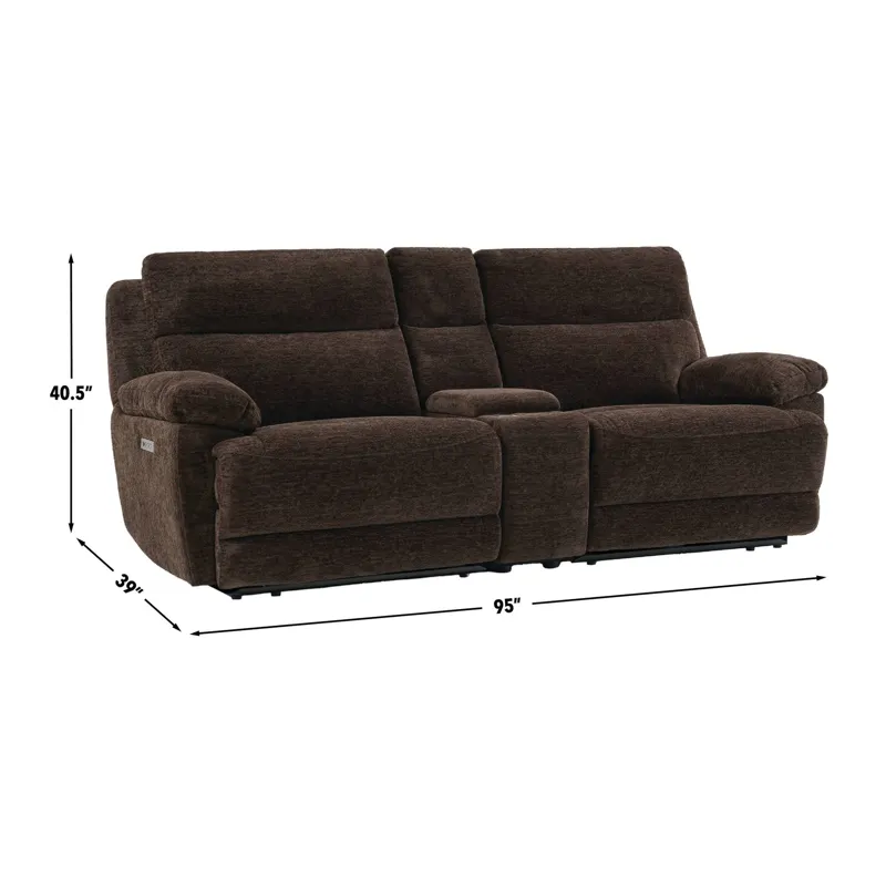 Gatlin Brown 2-Piece Power Reclining Living Room Sectional