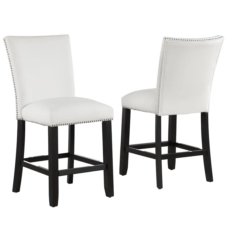 Artemis White Pu Counter Chair