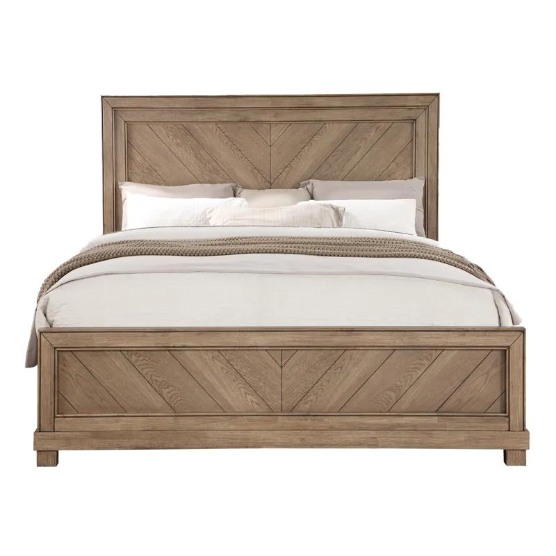 Montana Sand 3 pc Set(2 Ns And Bed) - King