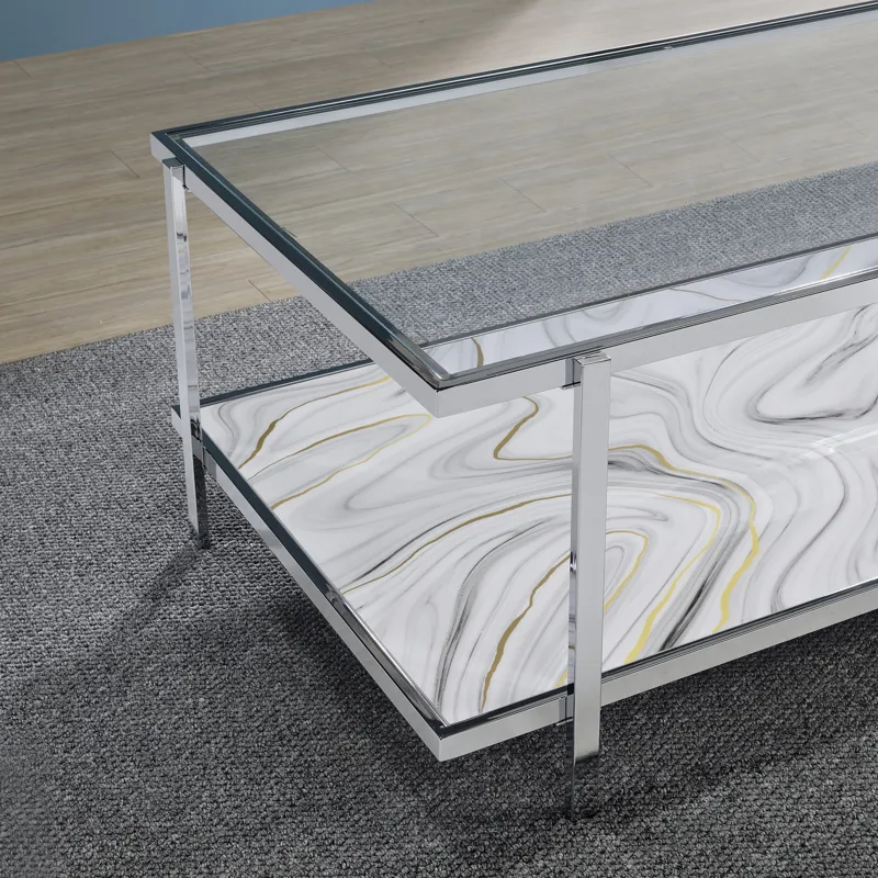 Mika Faux-Stone Coffee Table