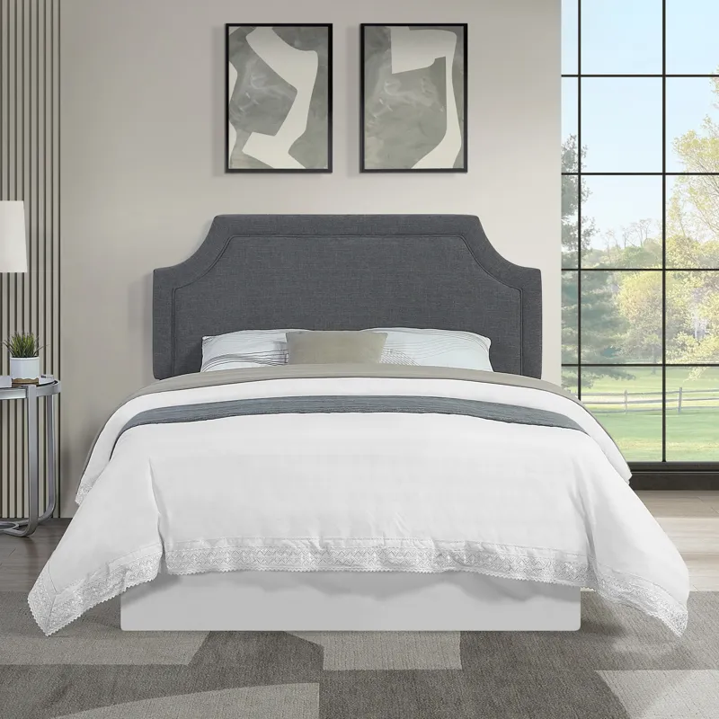 Elena Dark Gray Headboard - Full/Queen