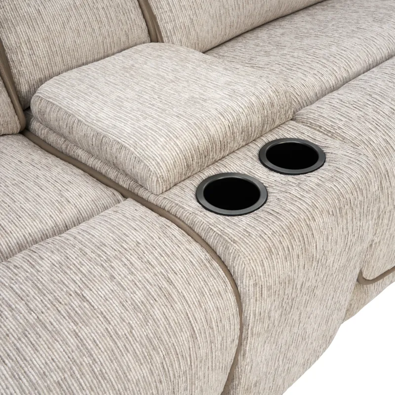 Olsen Dove 6-Piece Power Reclining Sectional