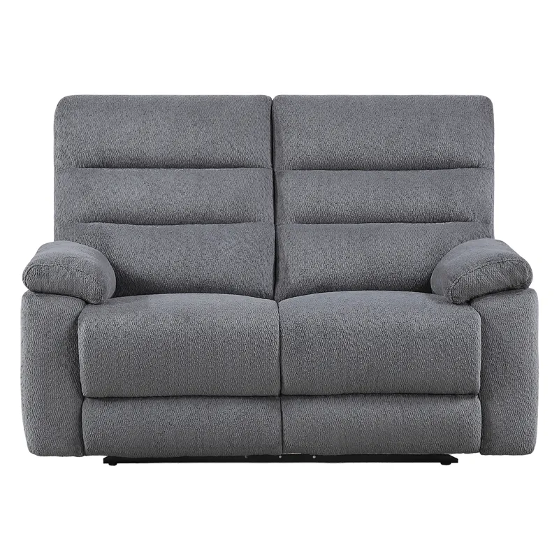 Cozy Gray 2-Piece Reclining Living Room Set