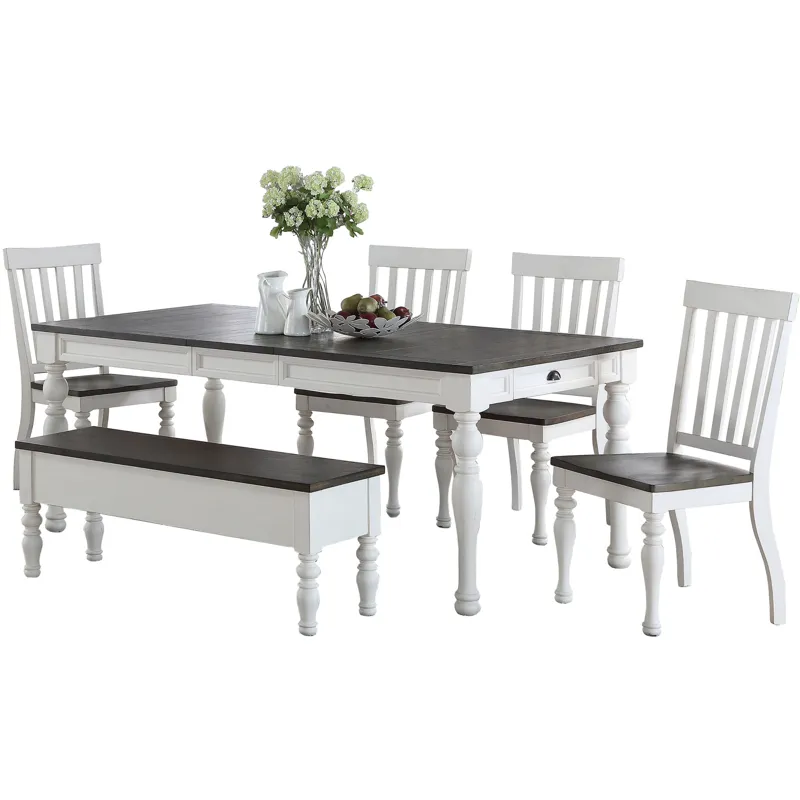 Joanna Two Tone 6-Piece Dining Set