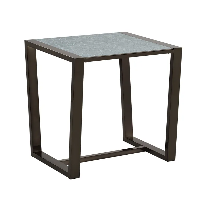 Mazie End Table W/Pattern Mirror