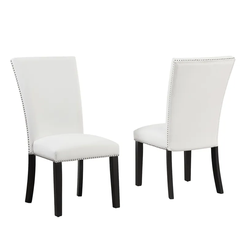 Artemis White Pu Dining Chair