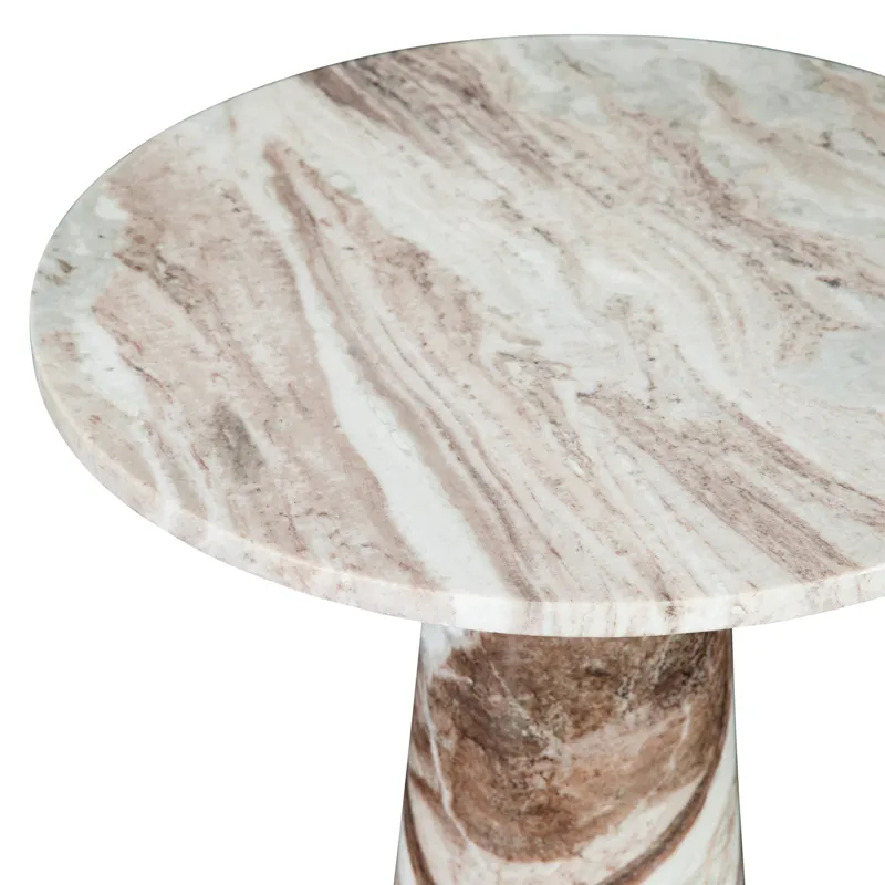 Joni Toronto Brown Marble End Table