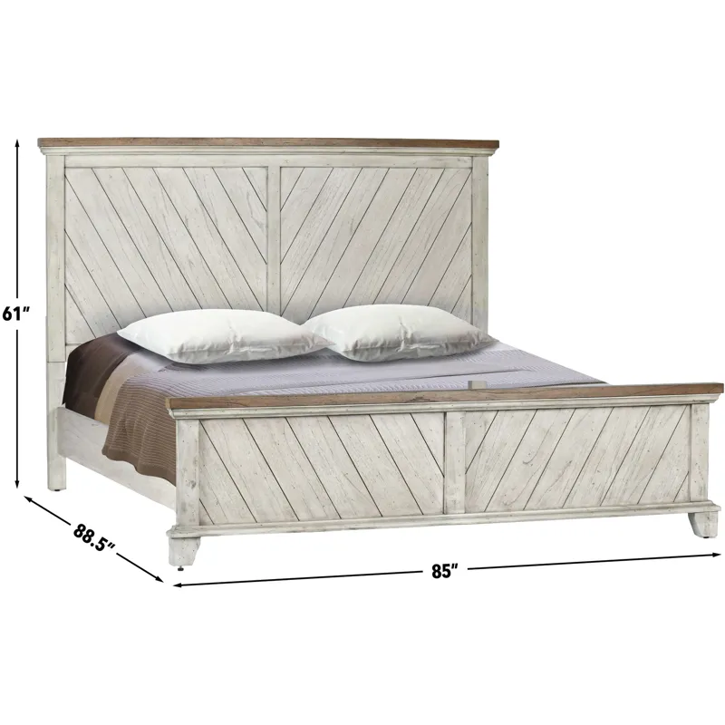 BearCreek Bear Creek White King Bed