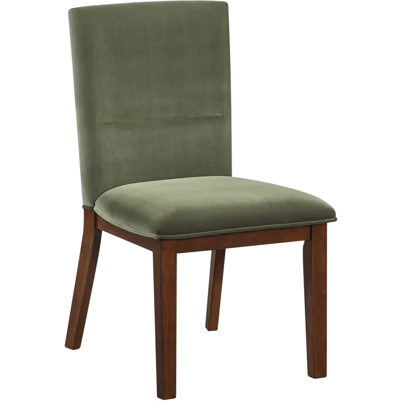 Zen Green Velvet Side Chair