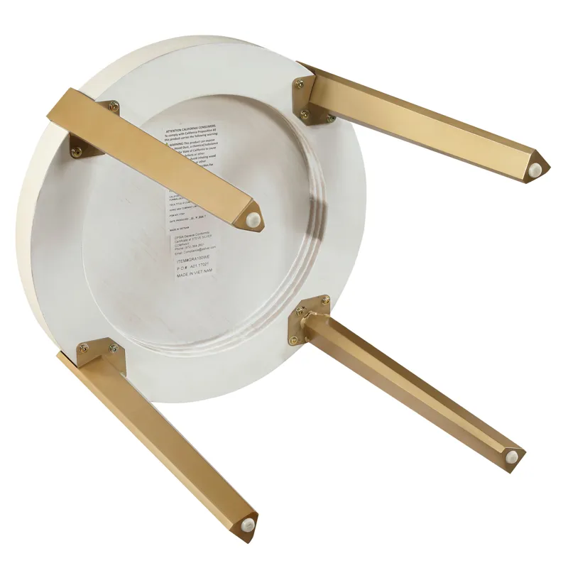 Gracie End Table, White