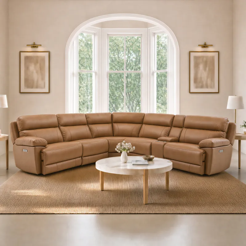 Gatlin Sand 6-Piece Power Reclining Sectional