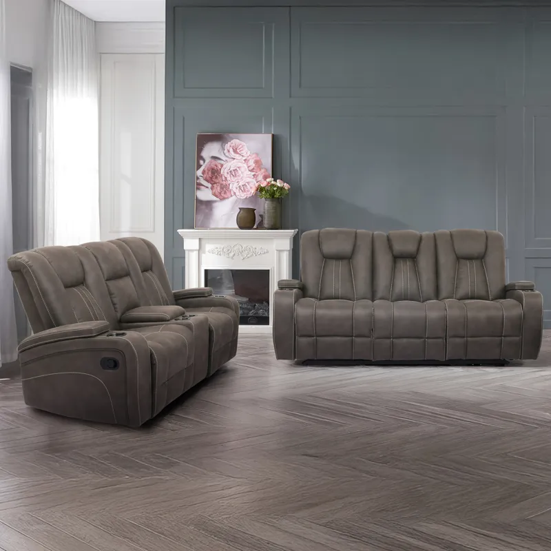 Marlow Sand 2pc Manual Reclining Set