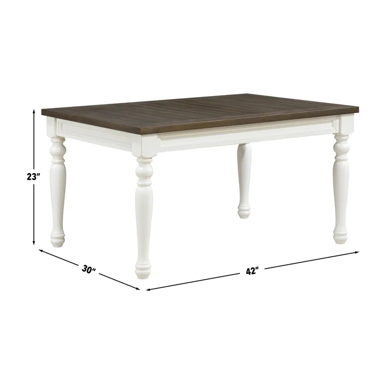 Joanna Kids 3pc Dining Set, Ivory And Mo