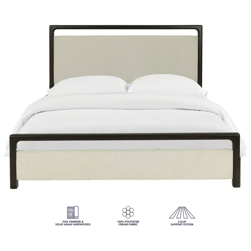 Sigmund Bed(Headboard And Footboard+ Rail) - King