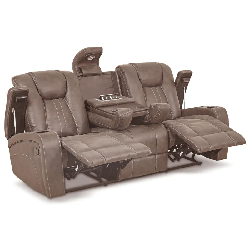 Marlow Sand Manual Recliner Loveseat