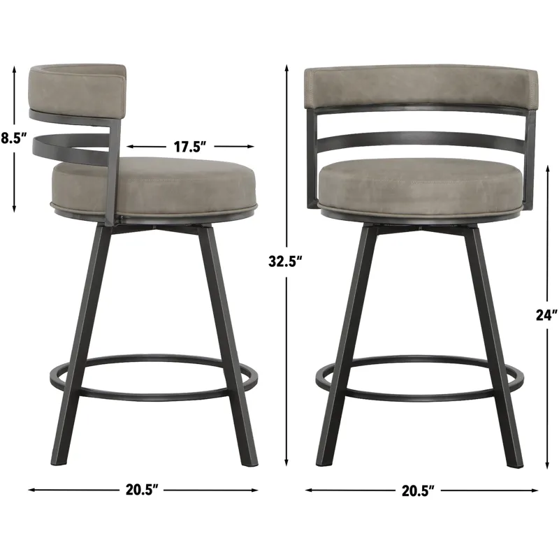 Gene Counter Stool, Set of 2