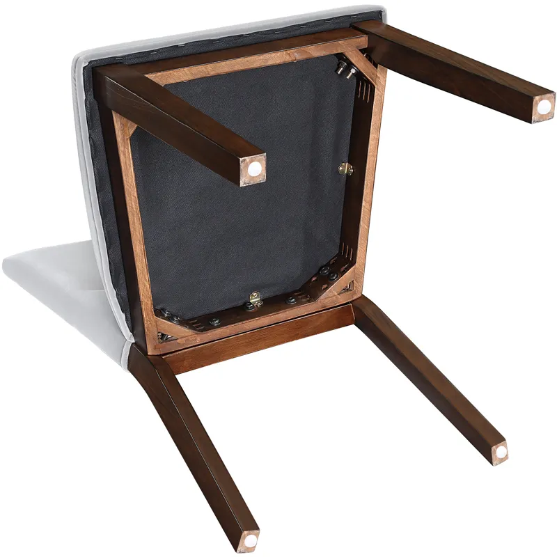 Zen Gray Velvet Side Chair
