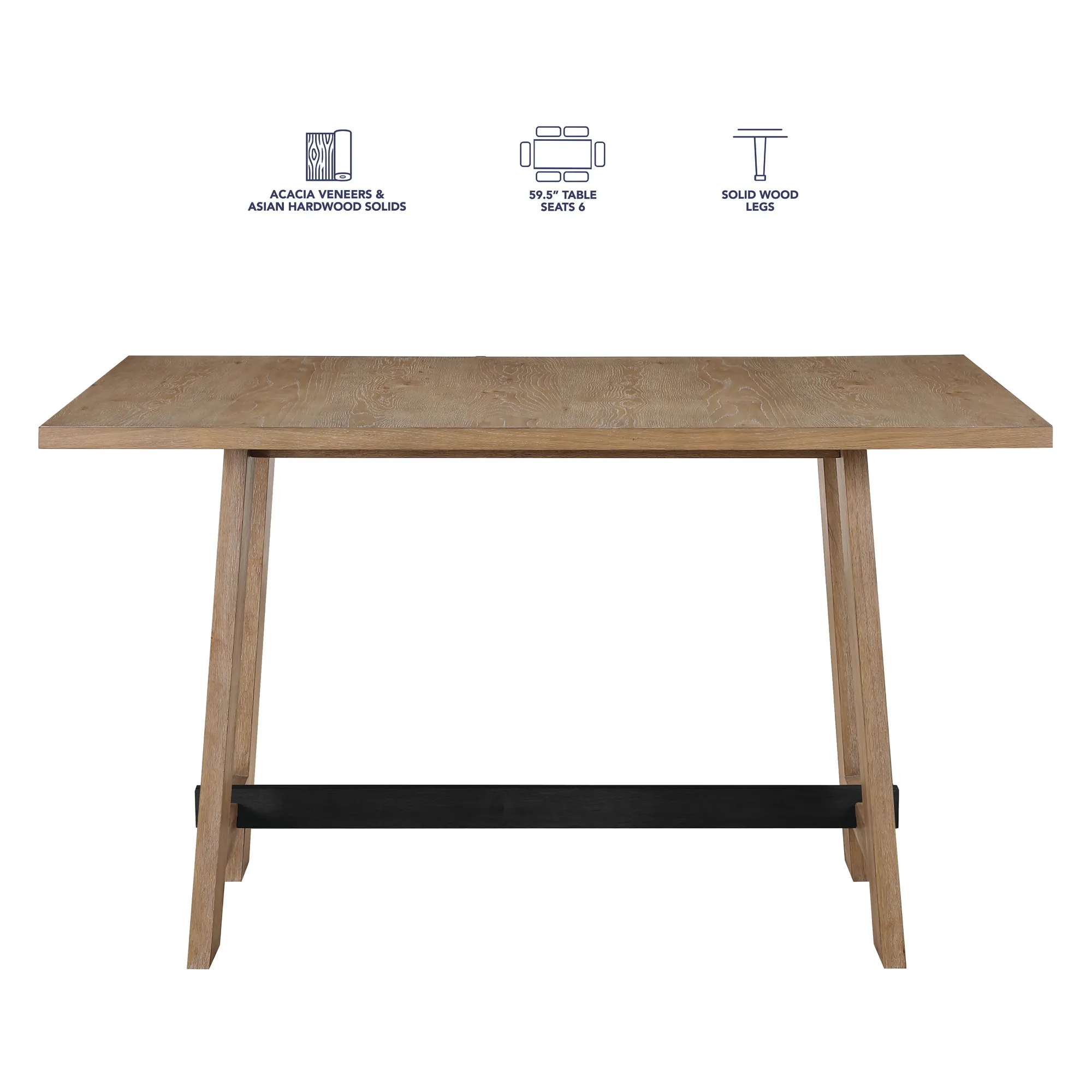 AUBREY BROWN 5PC COUNTER SET ABR400N-C5PC at American Factory Direct