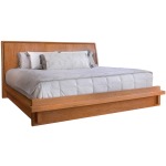 King Tribeca Platform Bed - Cherry