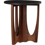 Walnut Grove Drink Table w/Stone Top