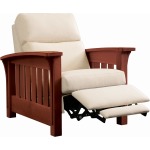Bow Arm Morris Recliner - Bustle Back
