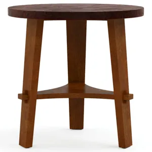 Mission Copper-Top Side Table