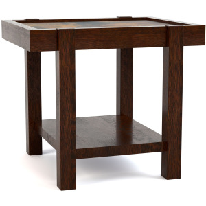 Durant Inset Copper Side Table