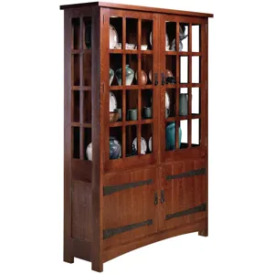 Mission China Cabinet Oak