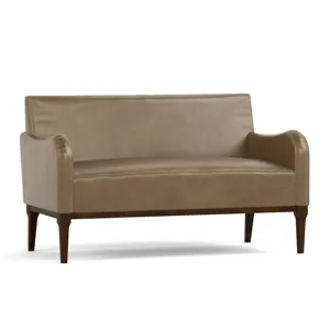 Hudson Valley 55-Inch Settee Maple