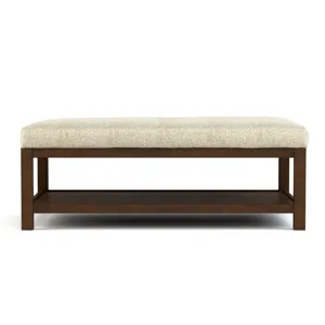 Origins by Stickley Living Room Occasional Origins Tufted Grid Cocktail Ottoman