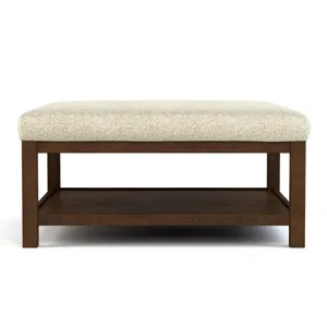 Origins by Stickley Living Room Occasional Origins Tufted Grid Cocktail Ottoman
