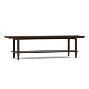 Hudson Valley Slatted Bench