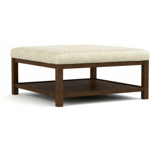 Origins by Stickley Living Room Occasional Origins Tufted Grid Cocktail Ottoman