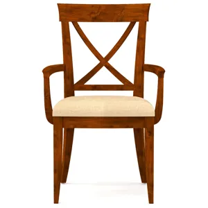 Origins by Stickley Dining Room Revere Upholstered Arm Chair
