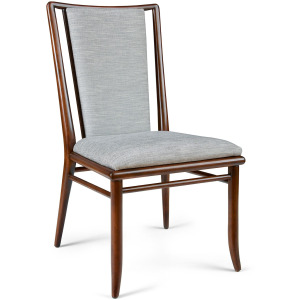 Martine Upholstered Back Side Chair Cherry