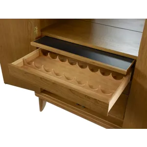 Martine Arced Bar Cabinet