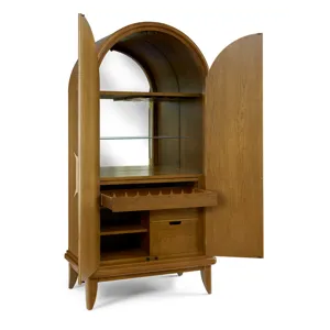 Martine Arced Bar Cabinet