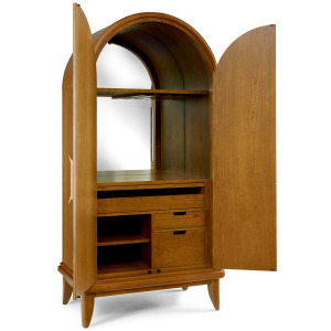 Martine Arced Bar Cabinet