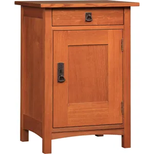 Mission Cabinet Hinged Oak
