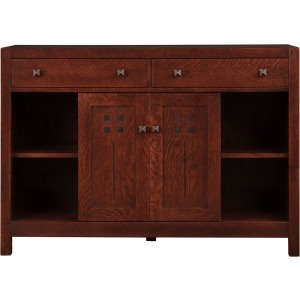 Highlands Entertainment Console Oak
