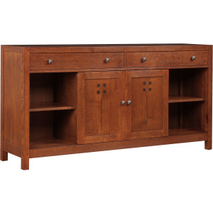 Highlands Entertainment Console Oak