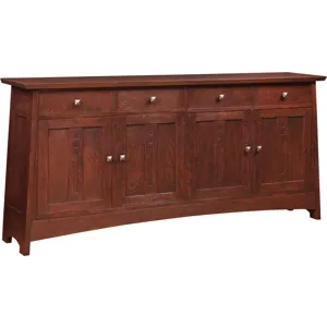 Highlands Entertainment Console Oak