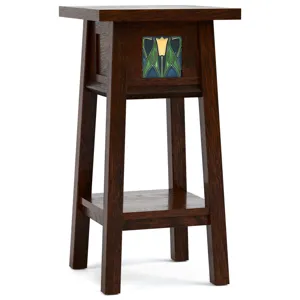 125th Anniversary Collector Series Floral Tile 24-Inch Plant Stand